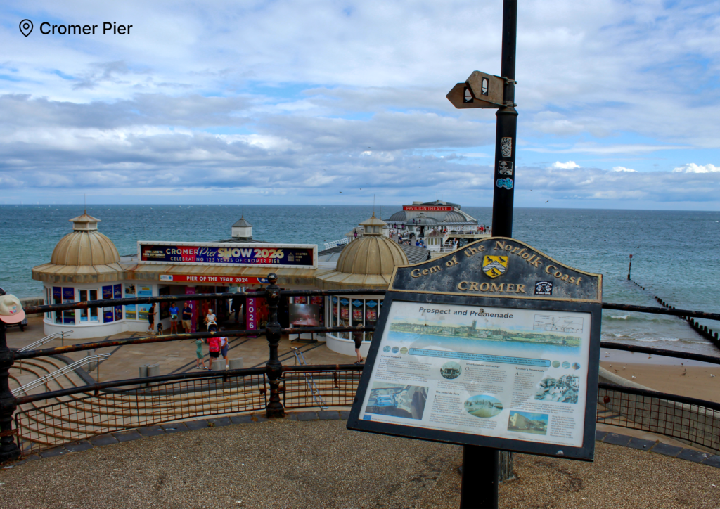 2027 Norfolk calendar - Cromer Pier photograph